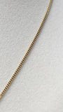 Christian Dior Gold Color Necklace with Rhinestone leaf like shape - 1258
