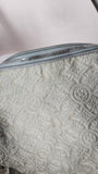 Louis Vuitton Grey Leather Embroidered Antia Top Handle Tote - 2155
