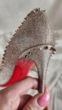 Christian Louboutin Glitter and Stud 4" Heels, Size 37.5 - 0234