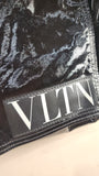 Valentino Black Patent Messenger Bag - 1116