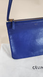 Celine Blue Leather Shoulder Bag - G0708