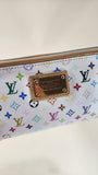 Louis Vuitton Monogram Multicolor Kate Wristlet Clutch- 2736