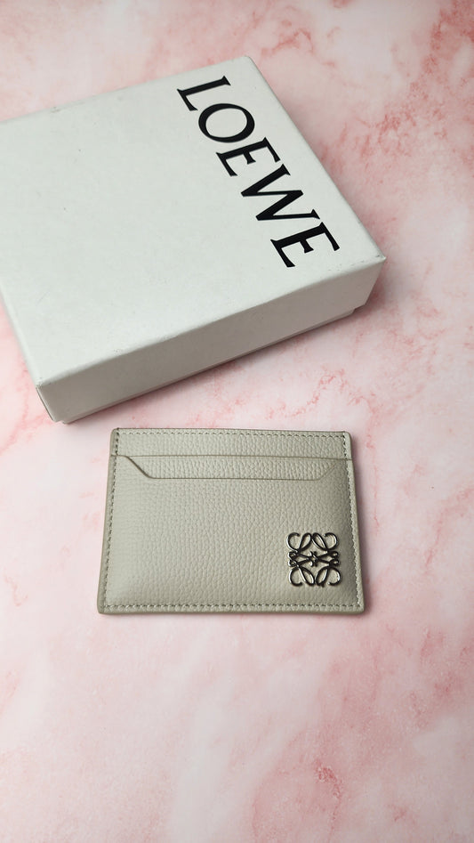 Loewe Grey Leather Card Case - 2823