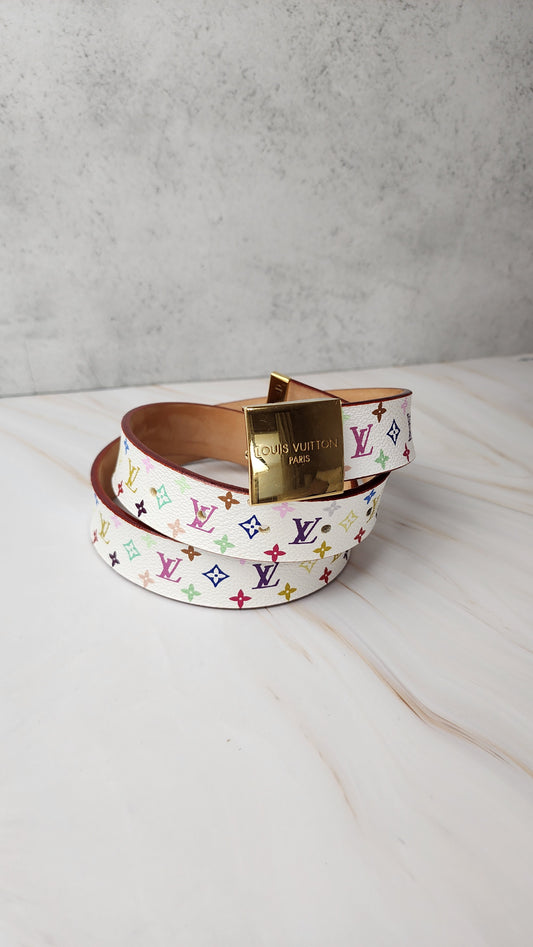 Louis Vuitton Multicolor Monogram Belt - 2824