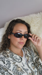 Salvatore Ferragamo Black Plastic Sunglasses - 2801