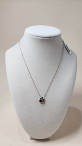 Tiffany & Co. Sterling Silver Elsa Peretti Heart Pendant Necklace - 2856