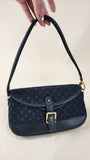 Louis Vuitton Mini Lin Navy Canvas Shoulder Bag - 1888