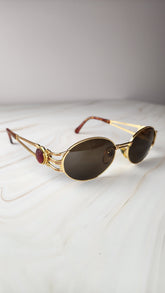 Fendi Gold Toned Metal Sunglasses - 2960