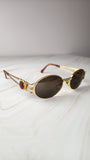 Fendi Gold Toned Metal Sunglasses - 2960