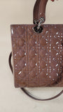 Christian Dior Brown Lady Dior 2way Bag - 2962