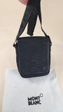 Mont Blanc Black Canvas Crossbody Bag - 1793