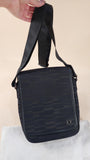Mont Blanc Black Canvas Crossbody Bag - 1793
