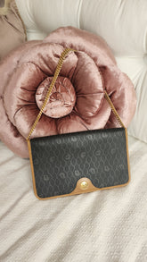 Christian Dior Honeycomb Canvas Chain Shoulder Bag - 2981