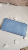 Loewe Blue Leather Long Zippy Wallet - G0072
