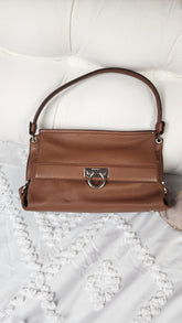 Salvatore Ferragamo Brown Leather Hand Bag - 3019