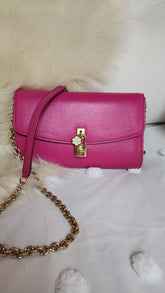 Dolce & Gabbana Pink Leather Shoulder Bag - G0107