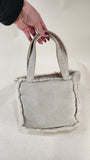 Chanel Beige Suede Mouton Mini Tote - G0224