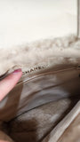 Chanel Beige Suede Mouton Mini Tote - G0224