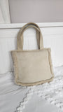 Chanel Beige Suede Mouton Mini Tote - G0224