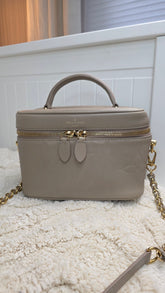 Louis Vuitton Mono Empriente Tan Leather Vanity Bag - 3184