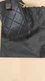 Chanel Quilted Black Leather Phone Case - G0258