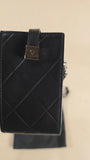 Chanel Quilted Black Leather Phone Case - G0258