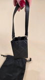 Chanel Quilted Black Leather Phone Case - G0258