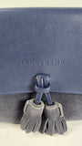 Longchamp Navy Leather/Suede Shoulder Bag - G0147