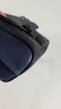 Longchamp Navy Leather/Suede Shoulder Bag - G0147