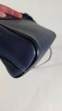 Longchamp Navy Leather/Suede Shoulder Bag - G0147