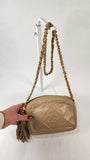 Chanel Beige Lambskin Mini Camera Bag - 3147