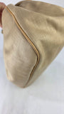 Celine Beige Coated Canvas Kisslock Clutch - 3260