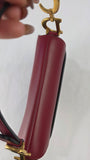 Christian Dior Red Leather Saddle Hand Bag - 3283