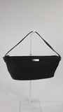 Gucci GG Brown/Black Canvas Boat Shoulder Bag - 3277