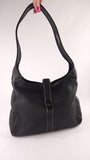 Salvatore Ferragamo Black Leather Shoulder Bag - 3372