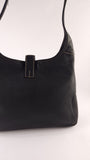 Salvatore Ferragamo Black Leather Shoulder Bag - 3372