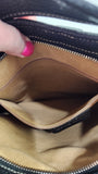 Salvatore Ferragamo Black Leather Shoulder Bag - 3372