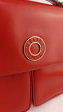Celine Red Leather Shoulder Bag - 3370