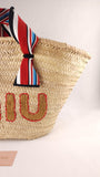 Miu Miu Beige Raffia Tote Bag - 3368