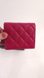 Chanel Pink Lambskin Compact Wallet - 3488
