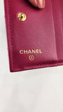 Chanel Pink Lambskin Compact Wallet - 3488