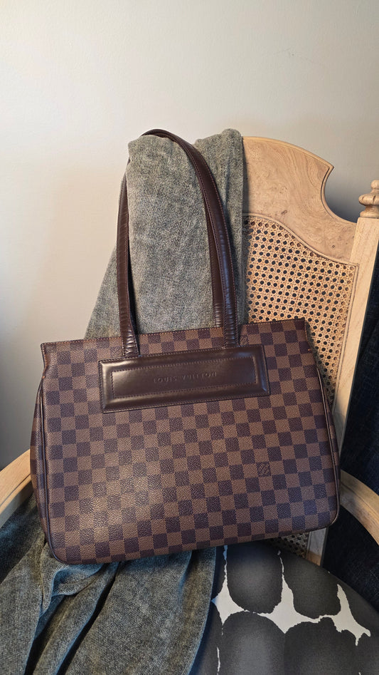 Louis Vuitton Damier Ebene Parioli PM Tote Bag - G0395