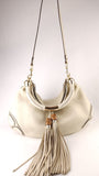 Gucci Ivory Leather Indy Babouska Hobo Bag - G0442