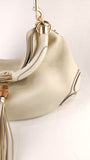 Gucci Ivory Leather Indy Babouska Hobo Bag - G0442