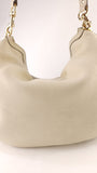 Gucci Ivory Leather Indy Babouska Hobo Bag - G0442