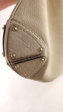 Gucci Ivory Leather Indy Babouska Hobo Bag - G0442