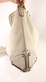 Gucci Ivory Leather Indy Babouska Hobo Bag - G0442