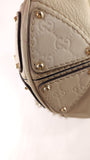 Gucci Ivory Leather Indy Babouska Hobo Bag - G0442