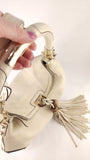 Gucci Ivory Leather Indy Babouska Hobo Bag - G0442