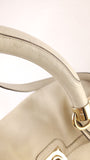Gucci Ivory Leather Indy Babouska Hobo Bag - G0442